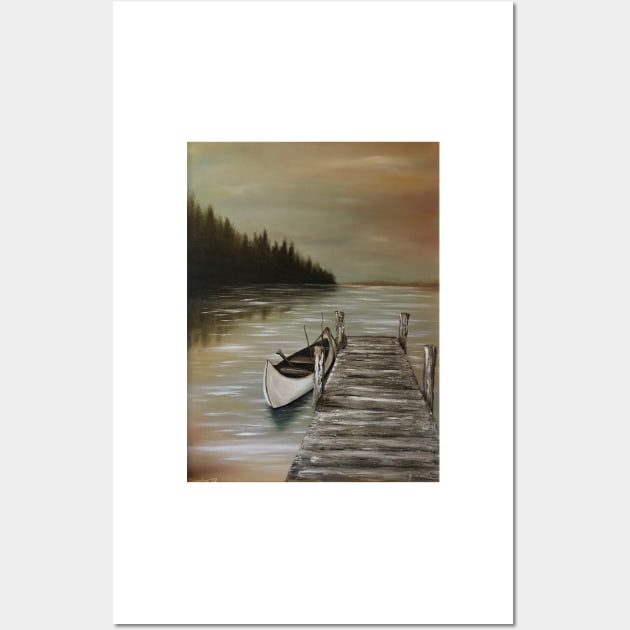 Tranquility at the Lake Wall Art by SistersInArtN